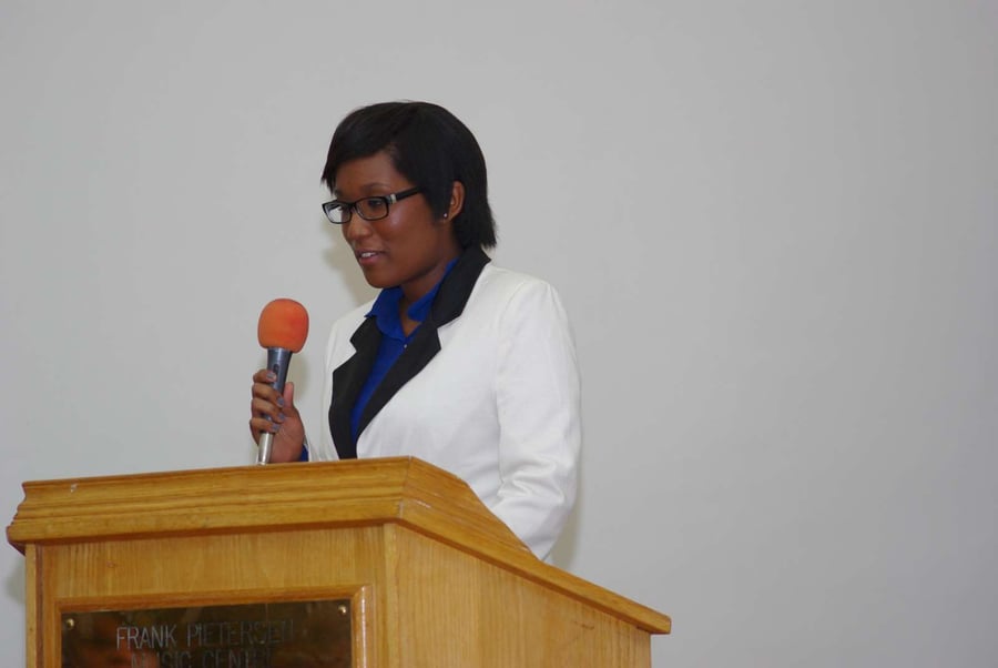 Athlone Institute Bursary Project Fund presentation ceremony, 2013 — held at the Frank Pietersen Music Centre, Paarl.