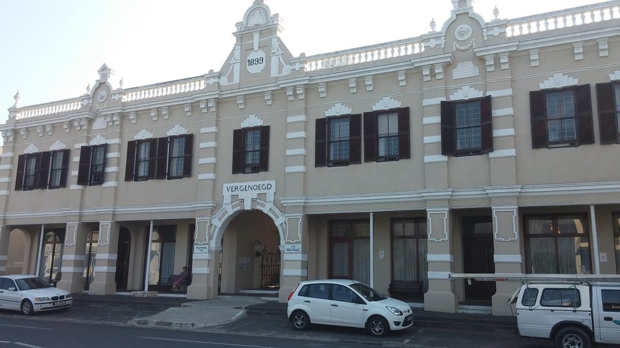 A heritage building on Paarl's Main Street, close to the streets where the Institute did its work.
