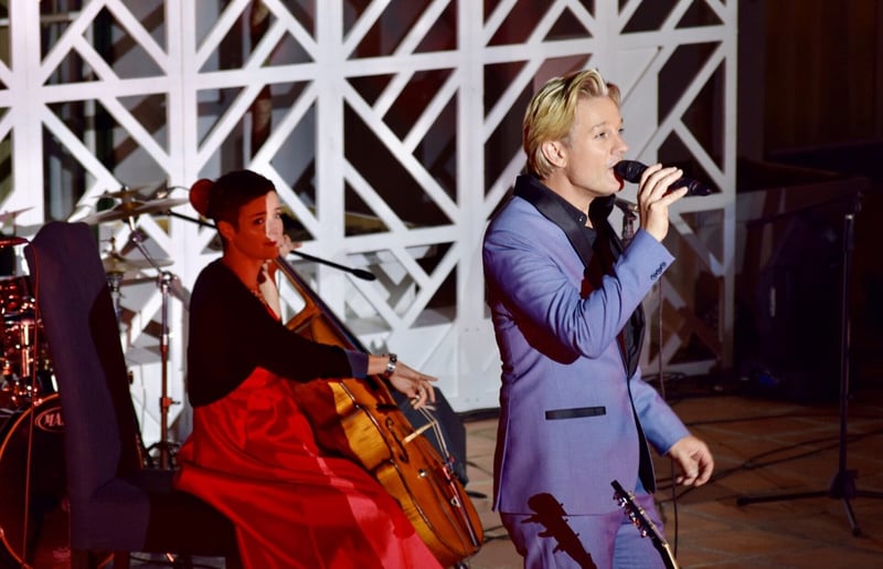 A concert in Paarl. Illustrative of the town's music life, not a Frank Pietersen Music Centre performance.