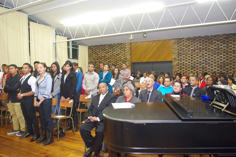 Athlone Institute Bursary Project Fund presentation ceremony, 2013 — held at the Frank Pietersen Music Centre, Paarl.