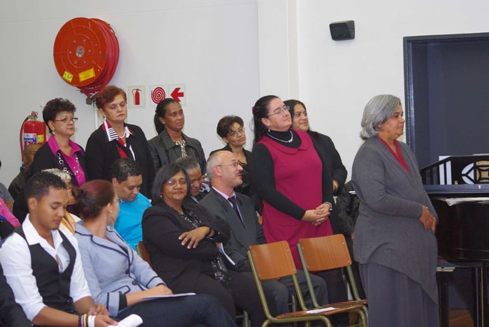 Athlone Institute Bursary Project Fund presentation ceremony, 2013 — held at the Frank Pietersen Music Centre, Paarl.